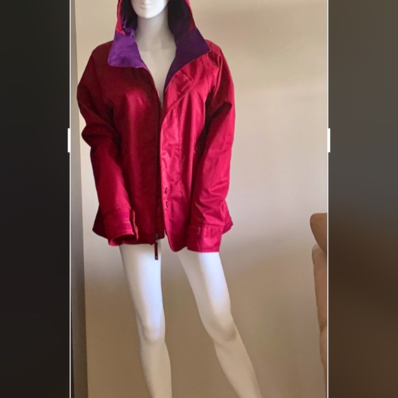 NWOT Burton Raspberry/ purple Dry ride hooded jacket - Picture 5 of 9